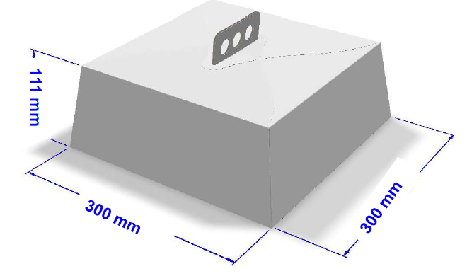 Caja Torta B/B (blanca/blanca)