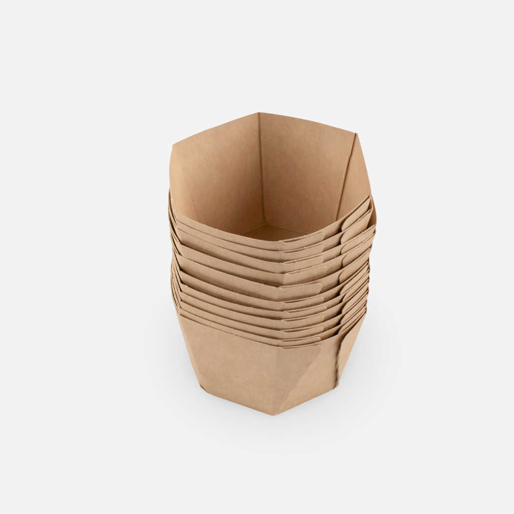 Vaso para helado - Cartulina Natural Kraft