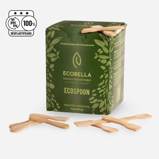 [SPOON- G] Cucharas de Helado - EcoSpoon - ECOBELLA (Granel, x 6000)