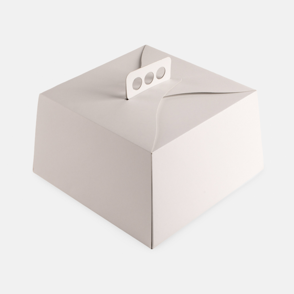 Cajas de Torta - Cartulina Blanca
